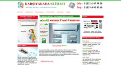 Desktop Screenshot of karsiyakaklima.com