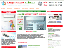 Tablet Screenshot of karsiyakaklima.com